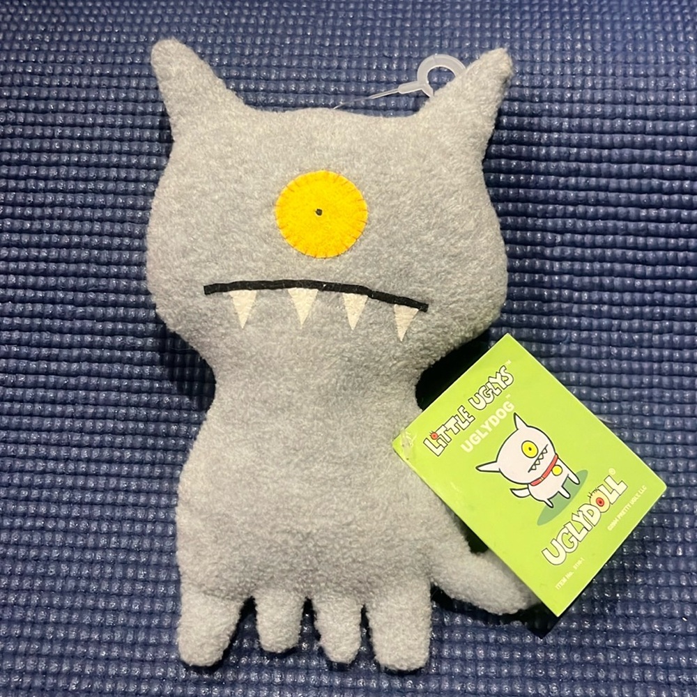 Vintage 2004 Uglydoll Little Uglies Uglydog with tags